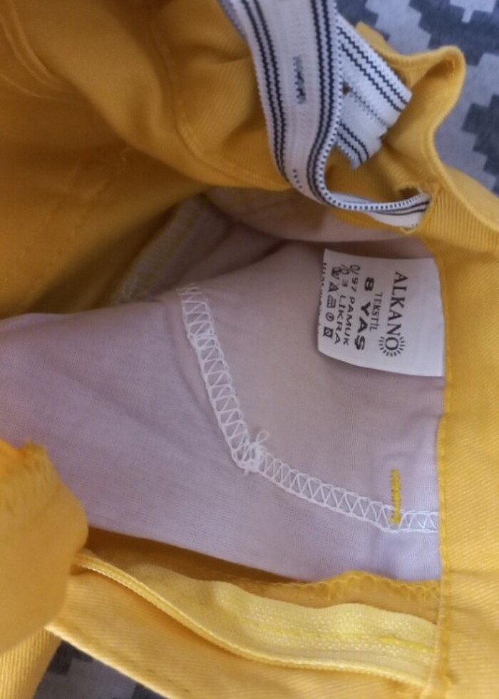 Çocuk sarı pantol - Görsel 2