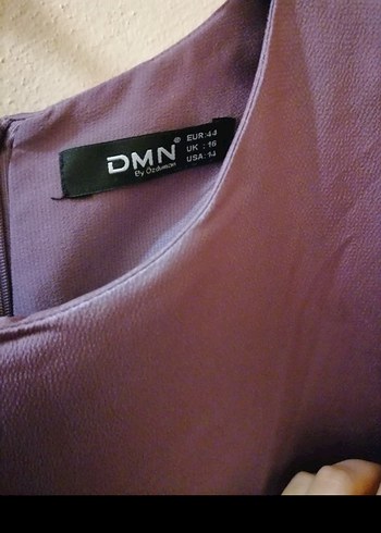 Uzun Mor Drapeli Kadın Elbise - Görsel 2