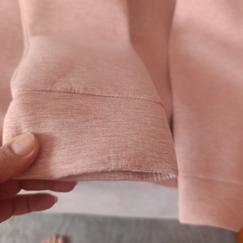 Pembe Kadın Salaş Sweatshirt - Görsel 3