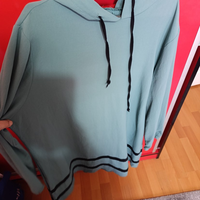 Düğmeli Beyaz Kadın Gömlek tunik - Görsel 3