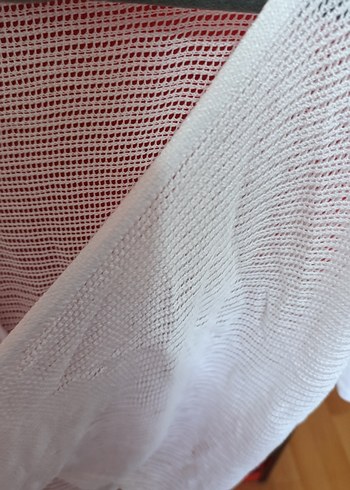 Beyaz Drapeli Kadın kazak - Görsel 4