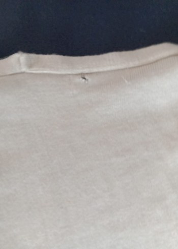 Bej Uzun Kollu V Yaka Kadın Hırka - Görsel 5