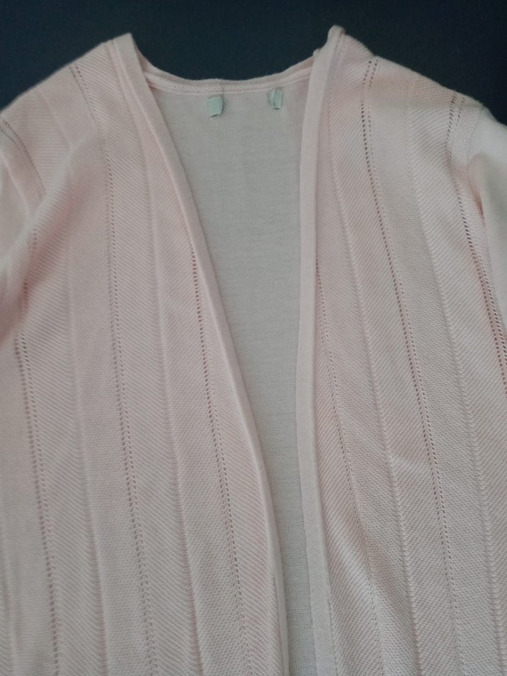 V Yaka İnce Triko Kadın Hırka - Görsel 4