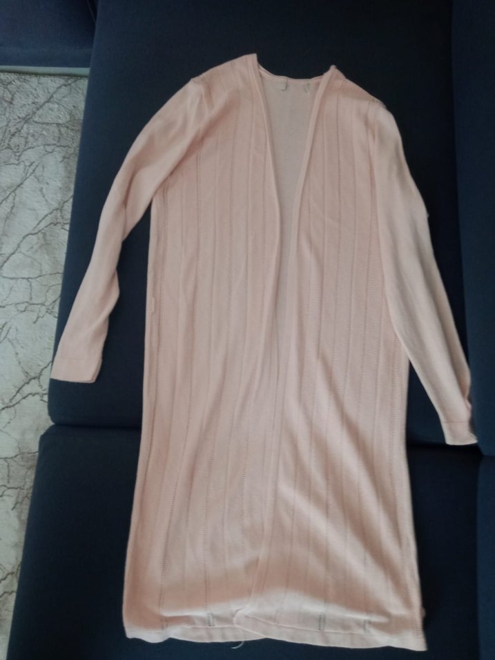 V Yaka İnce Triko Kadın Hırka - Görsel 5