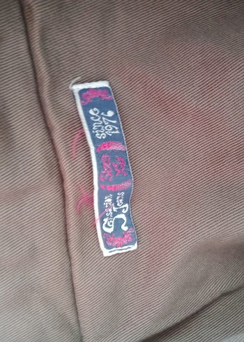 Düğmeli haki yeşil Kısa kadın Ceket - Görsel 4