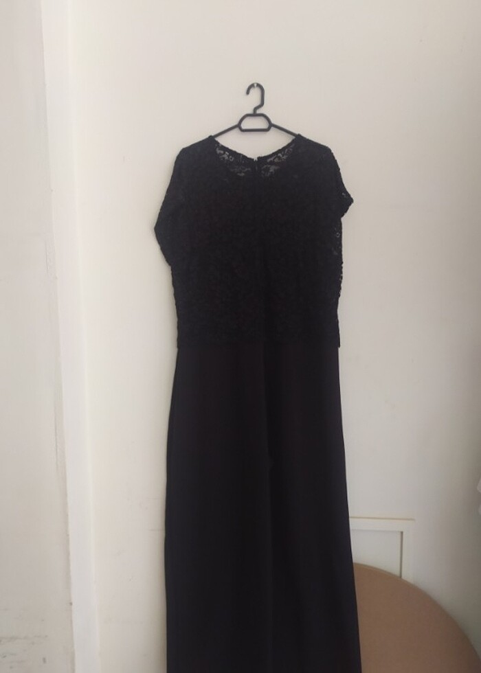 TU WOMEN ABİYE BÜYÜK BEDEN TULUM - Görsel 4