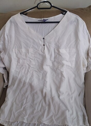 ÖNÜ SATENLİ BLUZ - Görsel 6