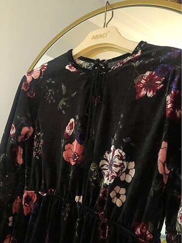 Trendyol & Milla Kadife elbise mini elbise kısa elbise tunik