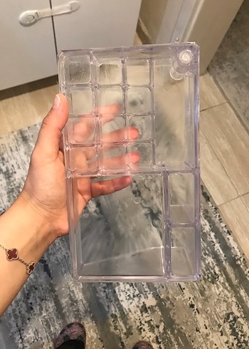  Beden Şeffaf Makyaj Organizer Kutusu