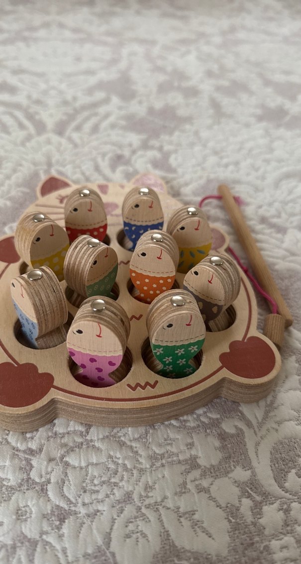 Ahşap Kedi Temalı Eğitim Oyuncağı - Görsel 2