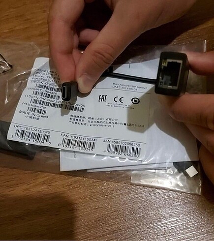 Beden LENOVO ETHERNET - TYPE C ÇEVİRİCİ