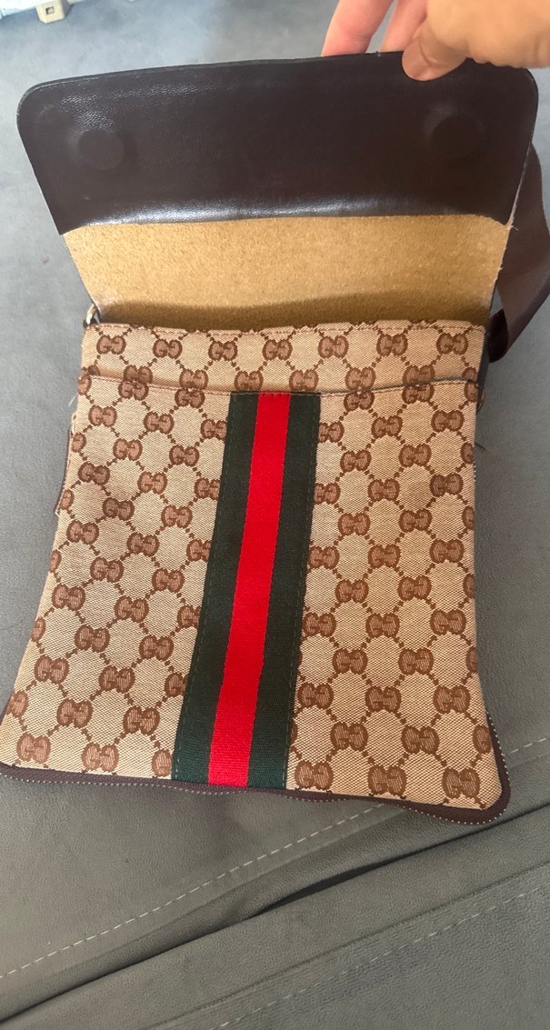 Kahverengi Deri Kadın Çapraz Çanta - Görsel 3