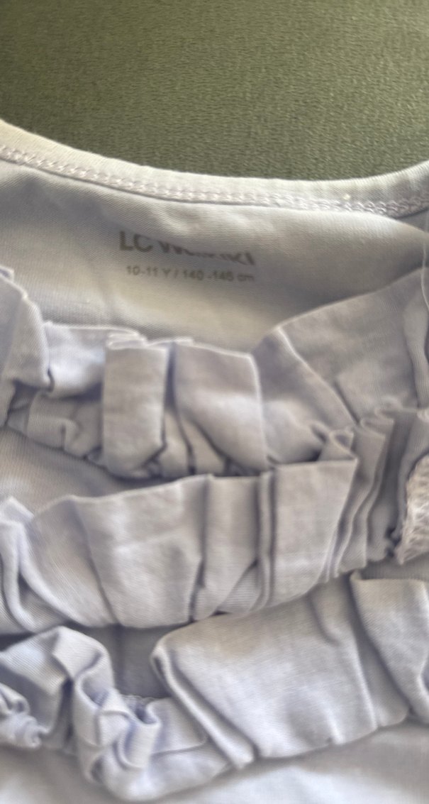 Kız Çocuk Beyaz Atlet Bluz - Görsel 2