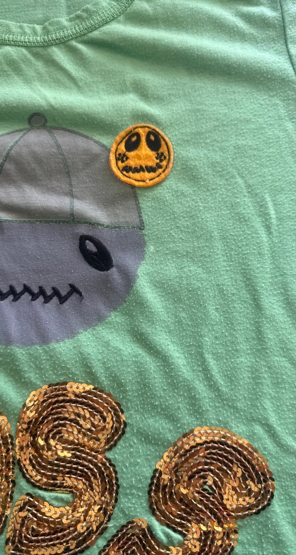 Yeşil Kısa Kollu Hamile Tişörtü - Görsel 3