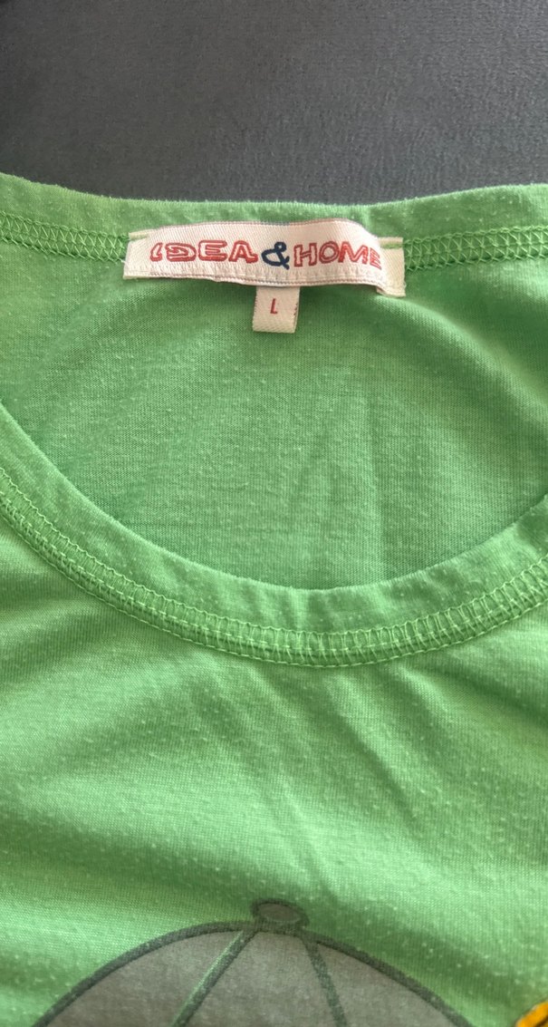 Yeşil Kısa Kollu Hamile Tişörtü - Görsel 2