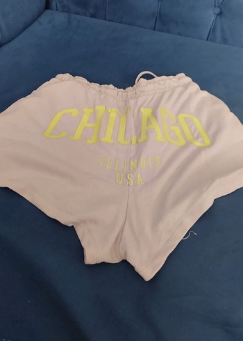 Bej Pamuklu Rahat Mini Şort - Görsel 3