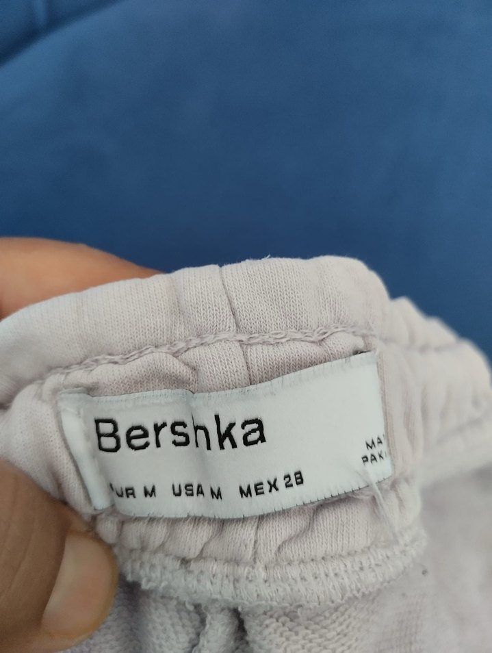 Bej Pamuklu Rahat Mini Şort - Görsel 5