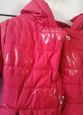 4 Yaş Beden pembe Renk Kız çocuk mont