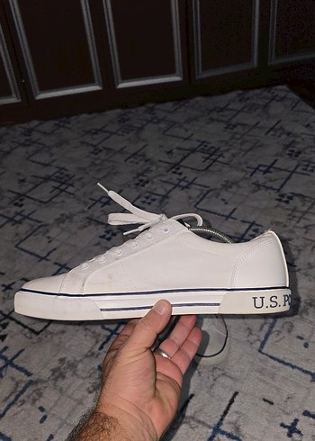 Us polo Assn Beyaz  Spor Ayakkabı Stiletto Topuklu - Görsel 5