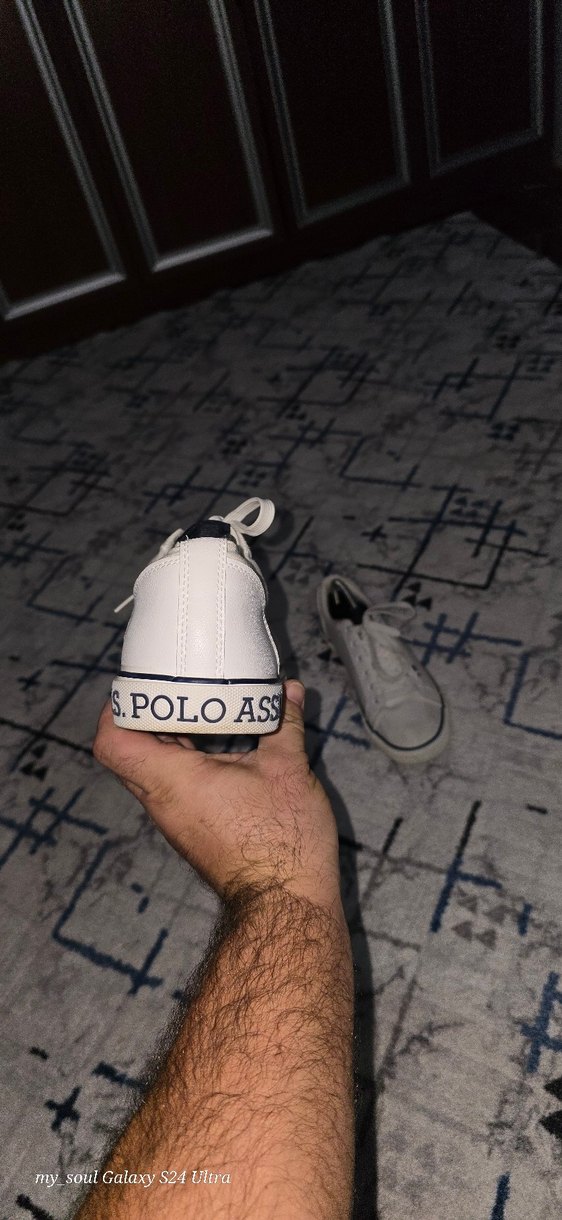 Us polo Assn Beyaz  Spor Ayakkabı Stiletto Topuklu - Görsel 4