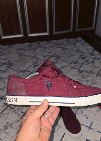 Us Polo Assin Bordo  Sneakers Günlük Kullanım - Görsel 2