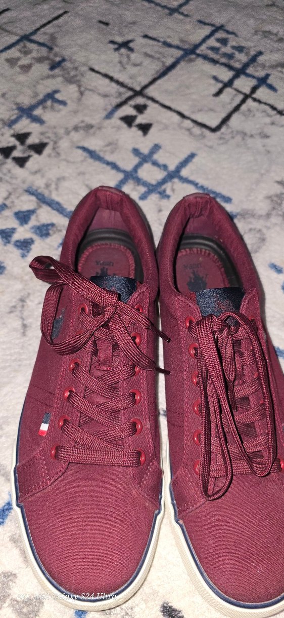 Us Polo Assin Bordo  Sneakers Günlük Kullanım - Görsel 4