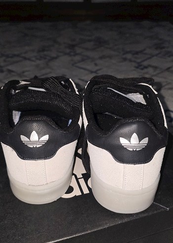 Adidas Cambus modeli BejSiyah Platform Spor Ayakkabı - Görsel 4