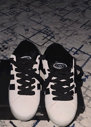 Adidas Cambus modeliKrem Siyah Adidas Platform Spor Ayakkabı - Görsel 5