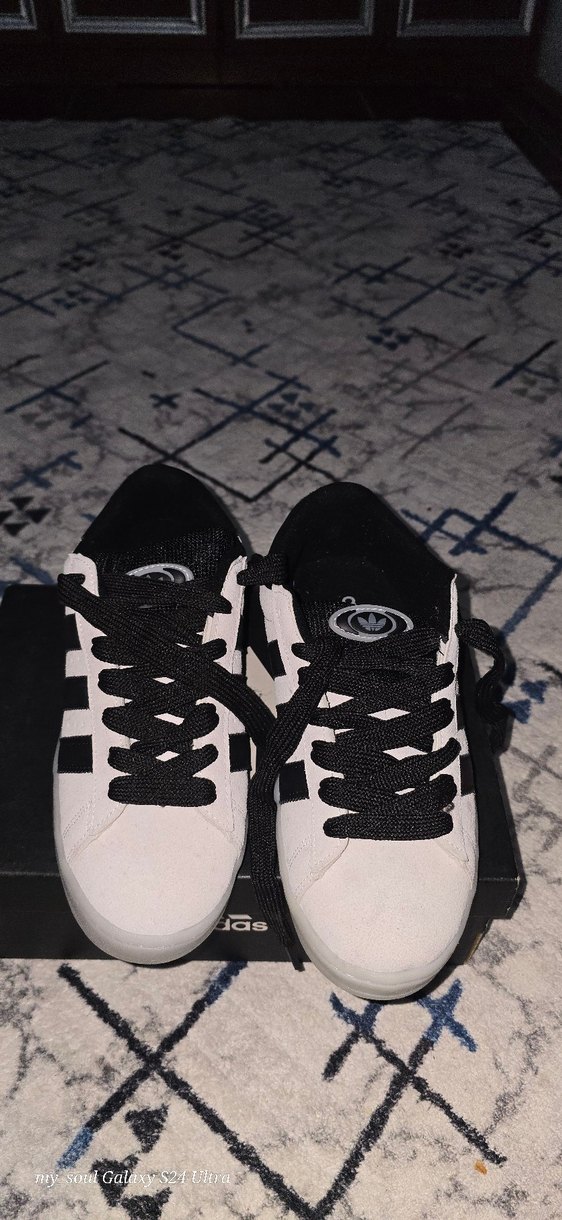 Adidas Cambus modeliKrem Siyah Adidas Platform Spor Ayakkabı - Görsel 5