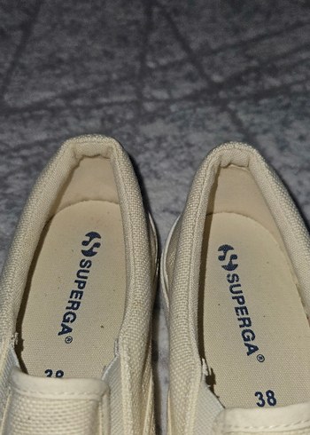 Superga Kadın Beyaz Basic Slip-On Sneakers - Görsel 4