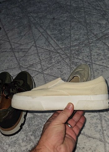 Superga Kadın Beyaz Basic Slip-On Sneakers - Görsel 3