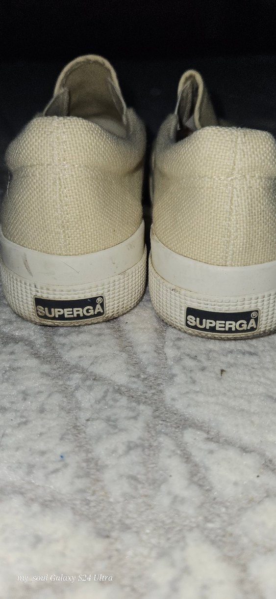 Superga Kadın Beyaz Basic Slip-On Sneakers - Görsel 5