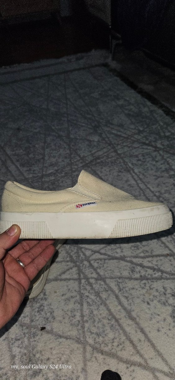 Superga Kadın Beyaz Basic Slip-On Sneakers - Görsel 2