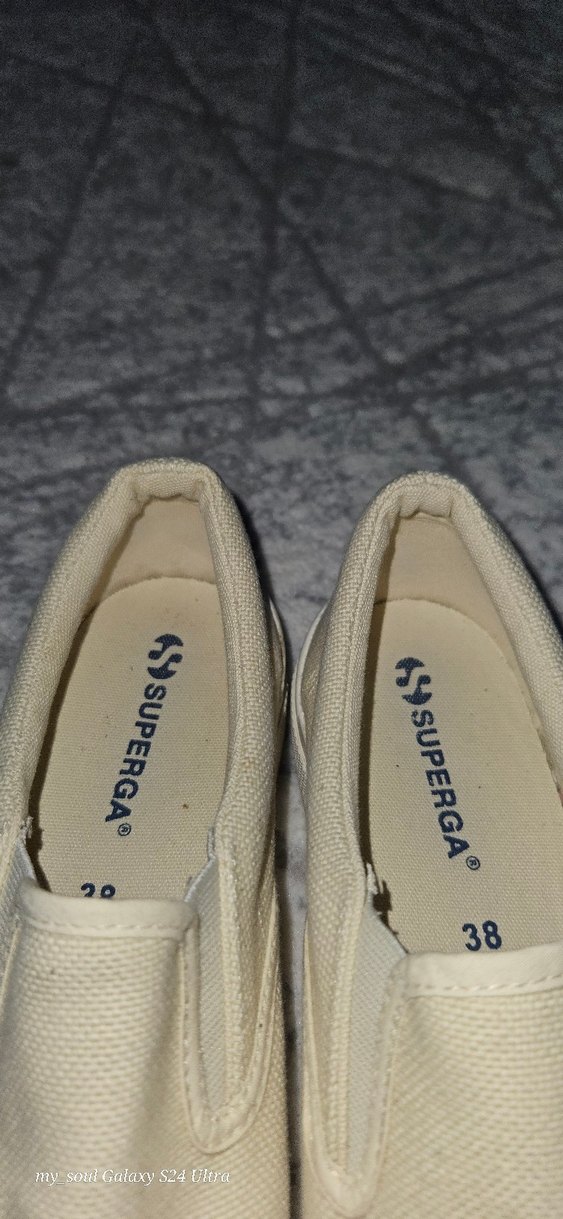 Superga Kadın Beyaz Basic Slip-On Sneakers - Görsel 4