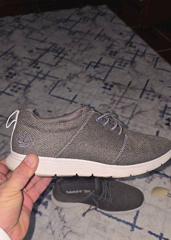 Timberland Gri Erkek Spor Ayakkabı Bağcıklı - Görsel 4