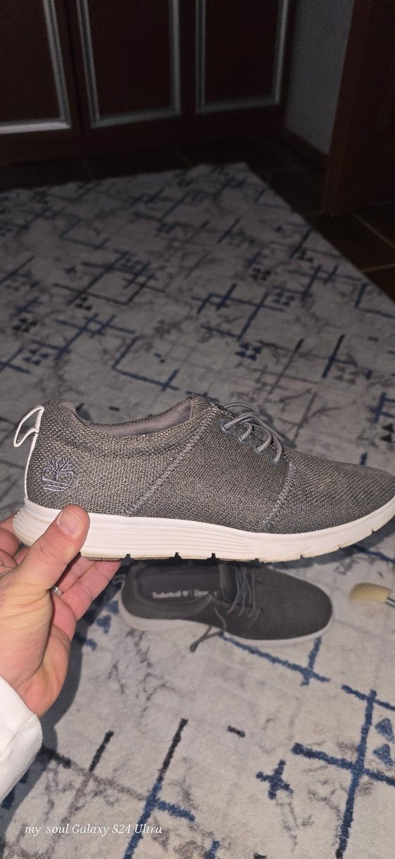 Timberland Gri Erkek Spor Ayakkabı Bağcıklı - Görsel 4