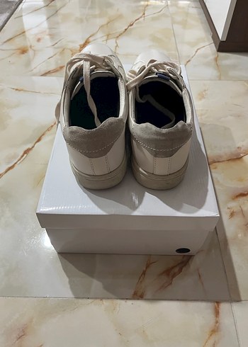 43 Beden beyaz Renk Beyaz Erkek Bağcıklı Sneakers