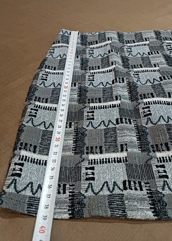 s Beden mavi Renk batik mini etek