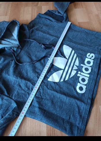 l Beden gri Renk Adidas Gri Kapüşonlu Sweatshirt