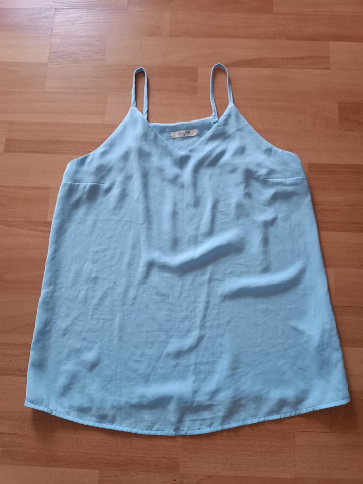 Kız Çocuk Turkuaz Tie-Dye Kısa Kollu Tişört - Görsel 5