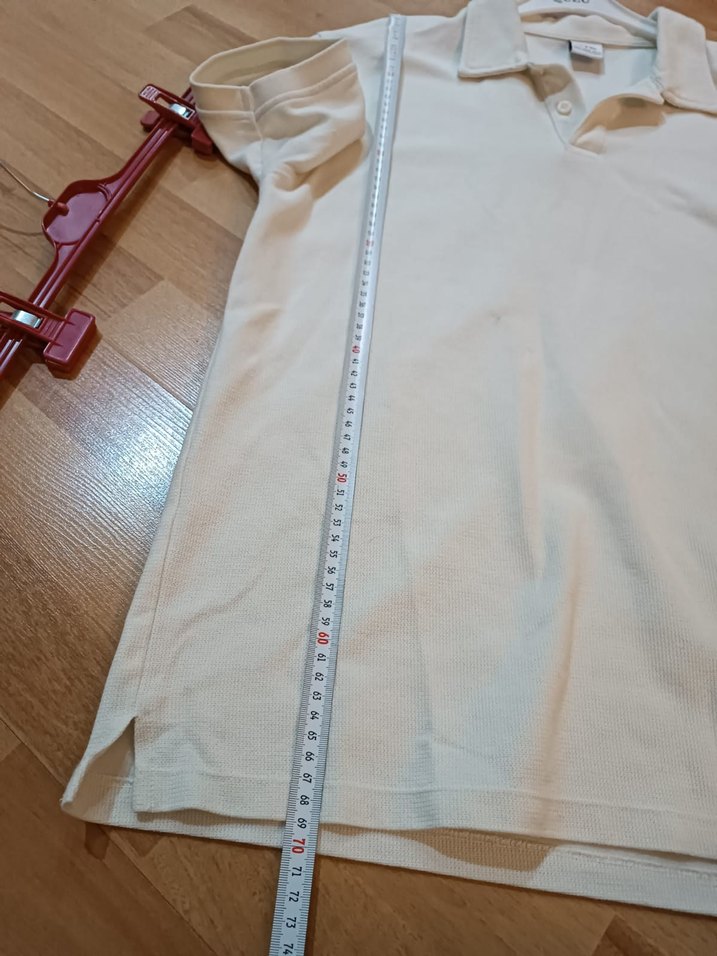 Beyaz zara Erkek Polo Tişört - Görsel 4