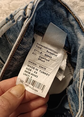 s Beden mavi Renk Ltb kot şort