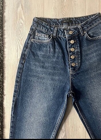 36 Beden lacivert Renk Trendyol mom Jean
