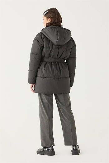 Suud Collection Suud Kemerli Şişme Mont