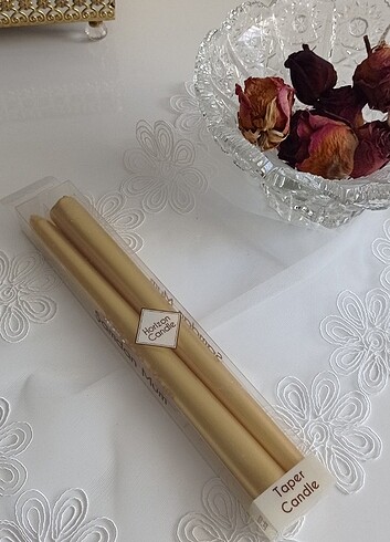 Gold Şamdan Mum