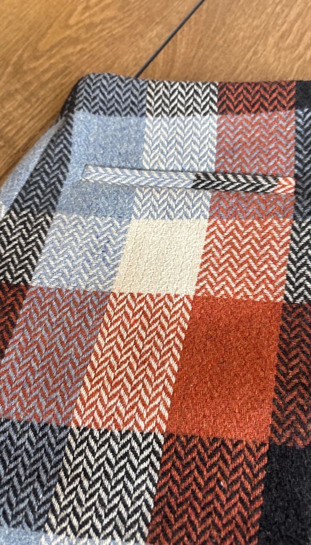 Kadın Çok Renkli Kareli Mini Etek - Görsel 2