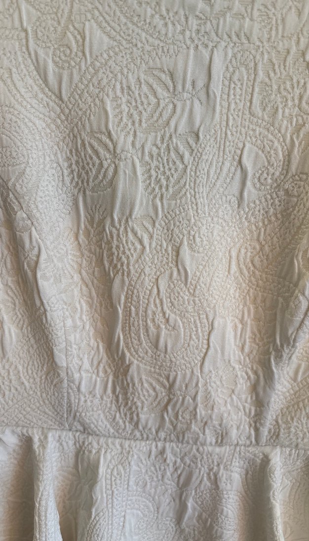 Beyaz mini elbise - Görsel 2