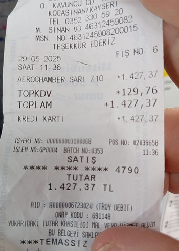 AeroChamber Flow-Vu Valfli İnhaler Odası - Görsel 5