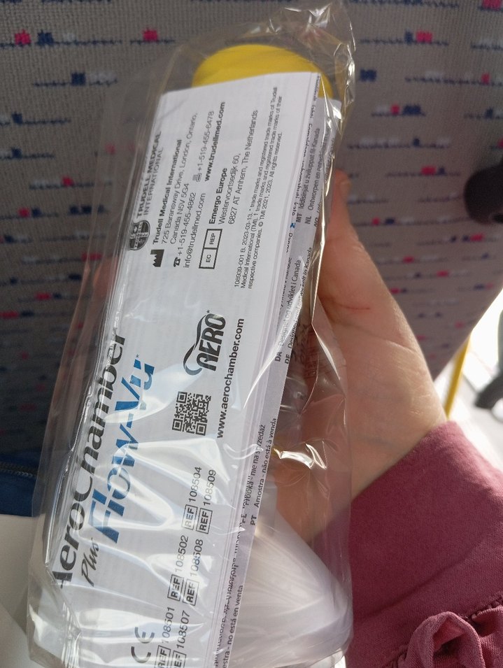 AeroChamber Flow-Vu Valfli İnhaler Odası - Görsel 3