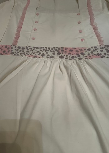 38 Beden beyaz Renk Baskılı Uzun Kollu Hamile Pijama Takımı